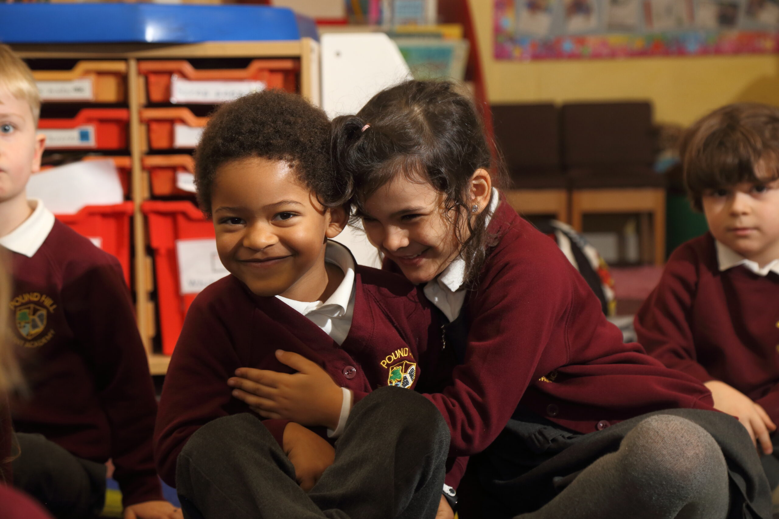 Children from Poundhill Infant Academy